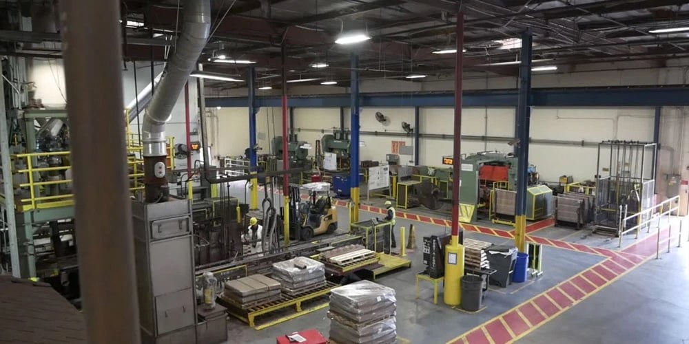 DECRA manufacturing plant interior