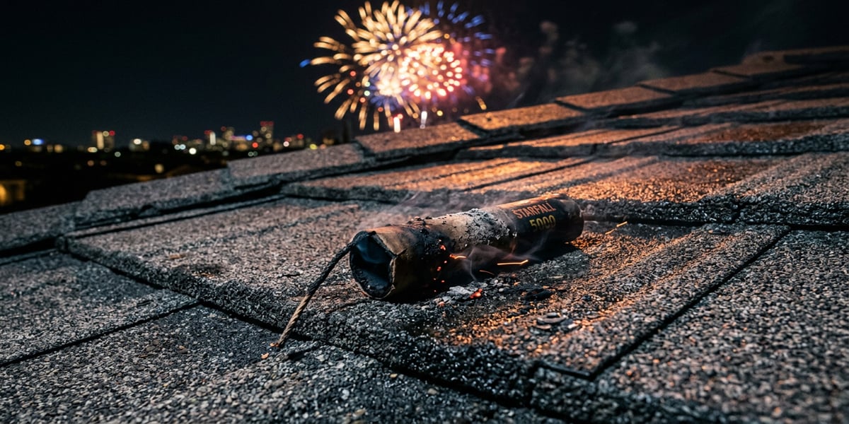 What Happens When Fireworks Hit a Metal Roof?
